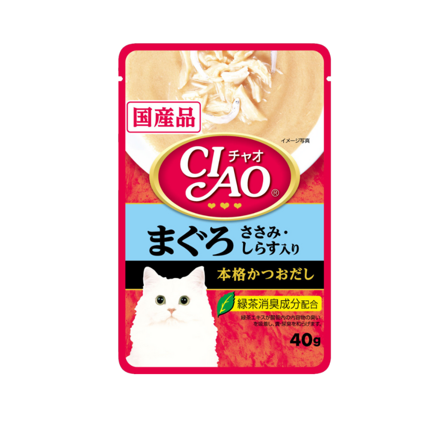 Ciao Clear Soup Pouch Tuna Maguro Chicken Fillet Topping Shirasu CPIC-202 16 Pouches 40g Singapore