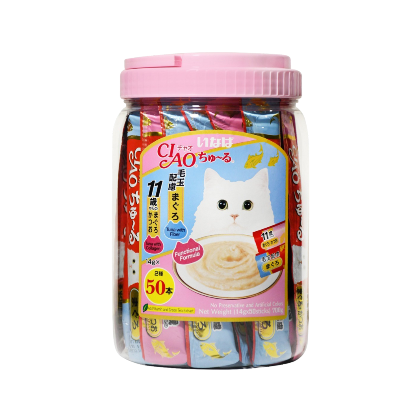 Ciao Churu Collagen Functional Mix Festive Pack 14g 50pcs Singapore