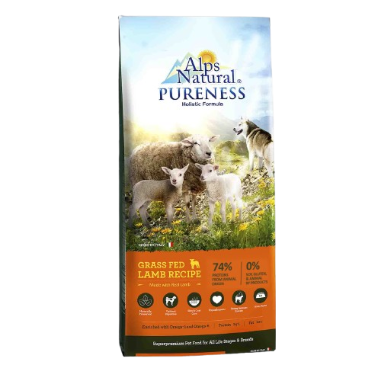alps natural pureness holistic lamb recipe dry dog food 13kg in singapore