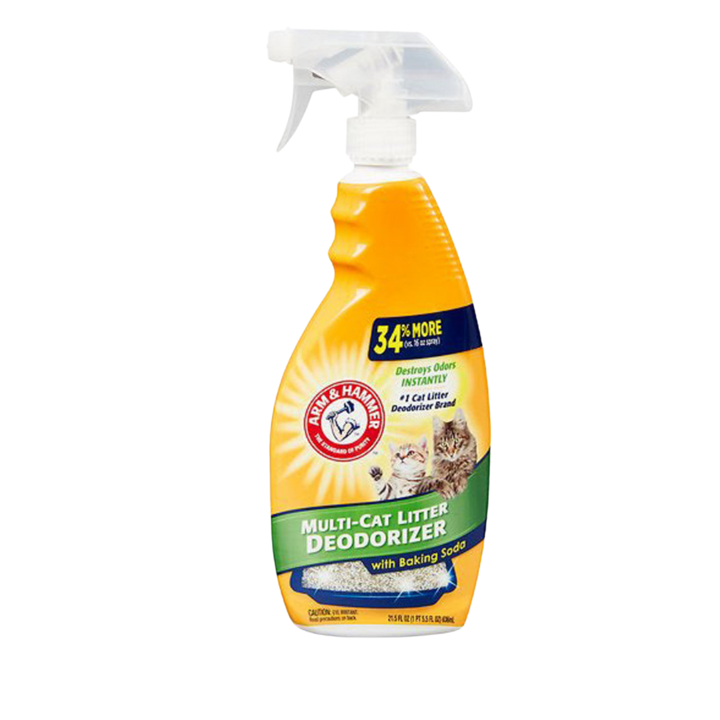 Arm and Hammer Cat Multi-Cat Litter Deodorizer Spray 636ml Bottle Singapore