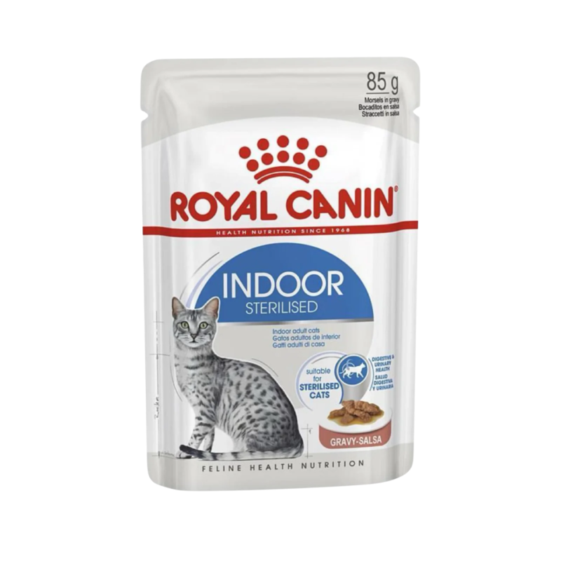 royal canin indoor sterilised pouch 12 pack 85g in singapore