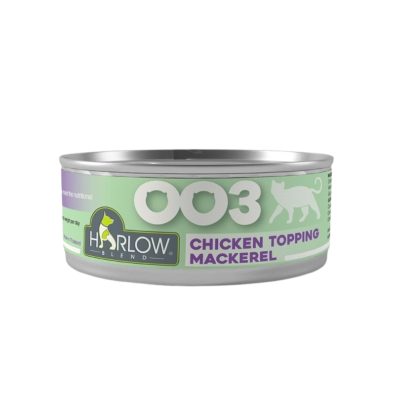 harlow blend 003 chicken topping mackerel 24pk in singapore