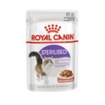 royal canin sterilised chunks in gravy cat pouch 12pk 85g in singapore
