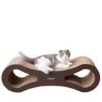 Infinite 8 Shape Large Cat Scratch Board 76cm Premium Lounger Singapore