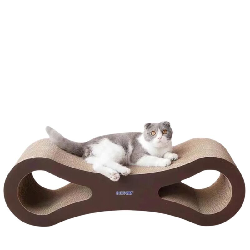 Infinite 8 Shape Large Cat Scratch Board 76cm Premium Lounger Singapore