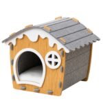 festive cottage semi closed felt cat nest size l in singapore