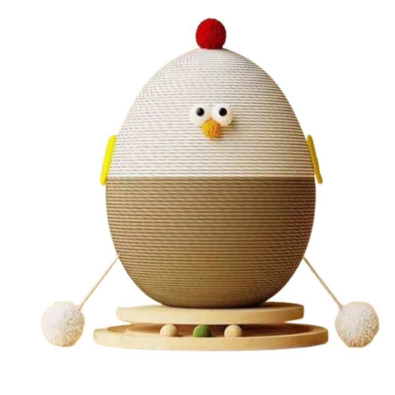 Island Tiki Tales Large Egg Cat Toy and Scratching Post Singapore