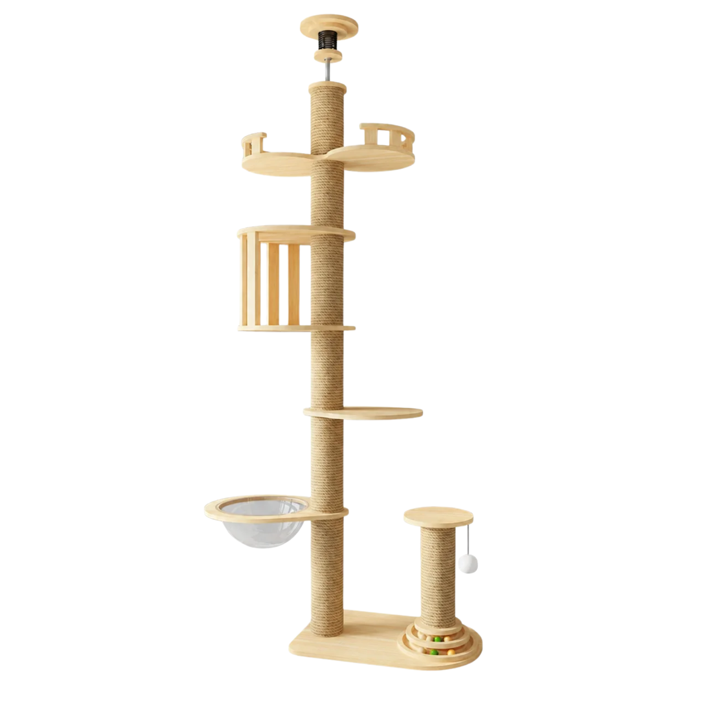 purradise climber luxury ceiling cat tower solid wood in singapore purradise climber luxury ceiling cat tower solid wood in singapore