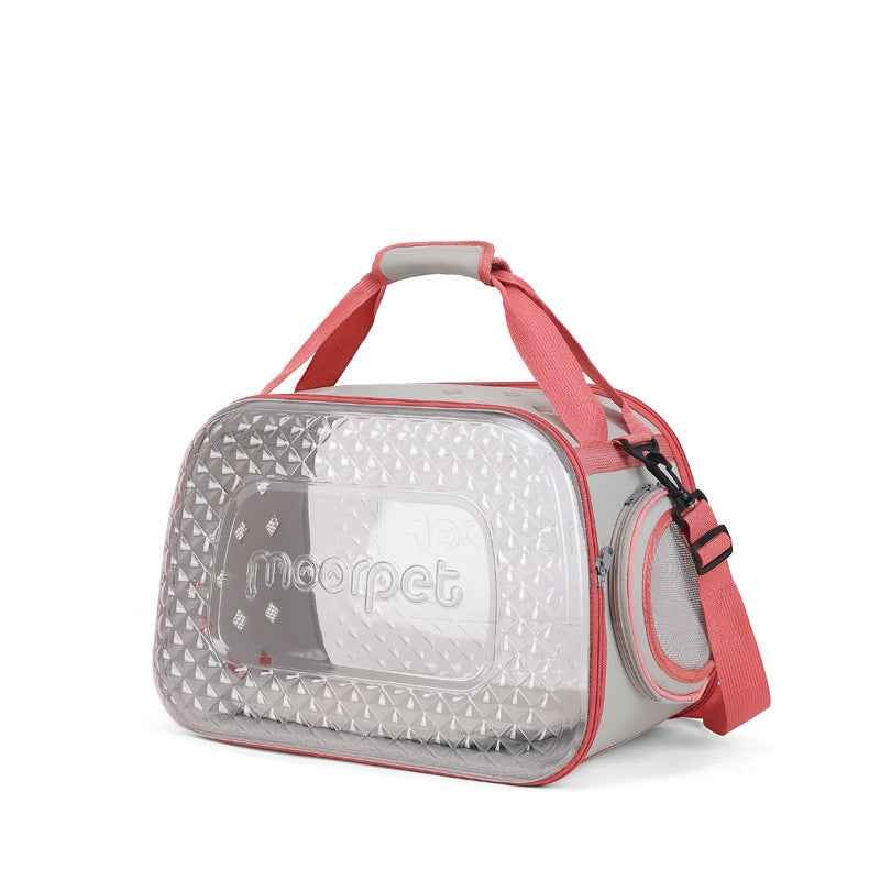 moorpet portable cat and dog carrier sling bag pink in singapore