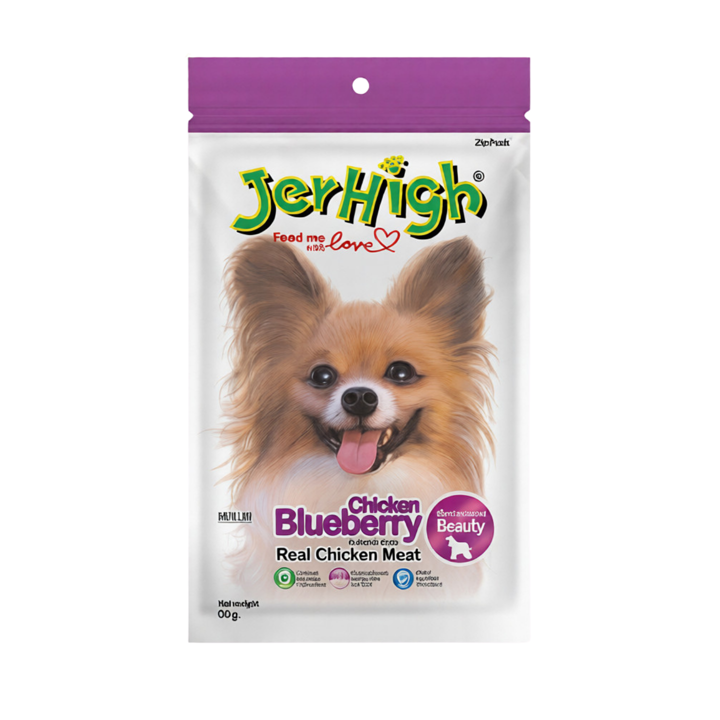 Jerhigh Chicken Blueberry Dog Treats 60g Singapore