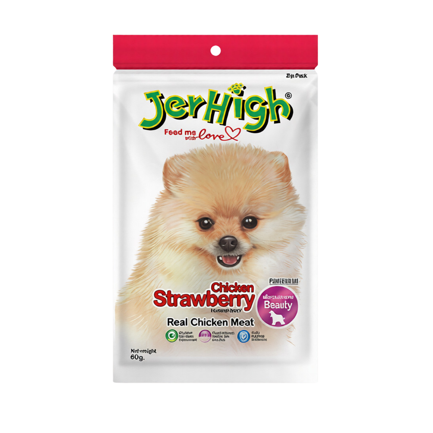 Jerhigh Strawberry Stick Dog Treats 60g Singapore