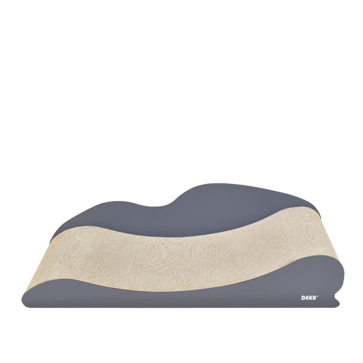 Grey Wood Lounger 70cm Premium Cat Scratch Bed Singapore