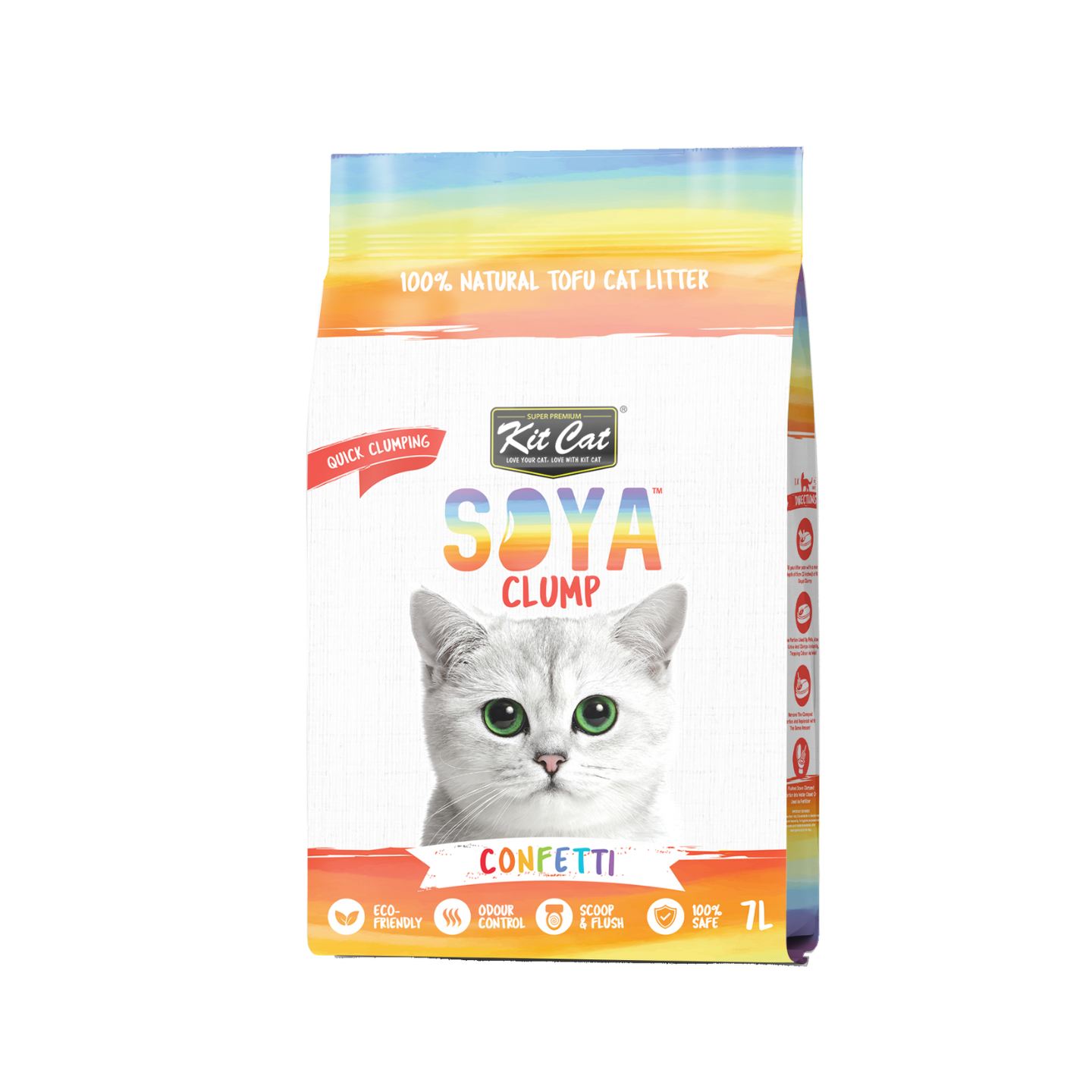 kit cat soya clump confetti cat litter 7l 6pk in singapore