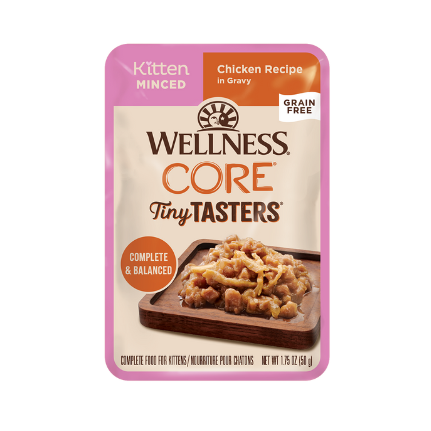 Wellness CORE Tiny Tasters Chicken Minced Kitten 12 Pouches Singapore