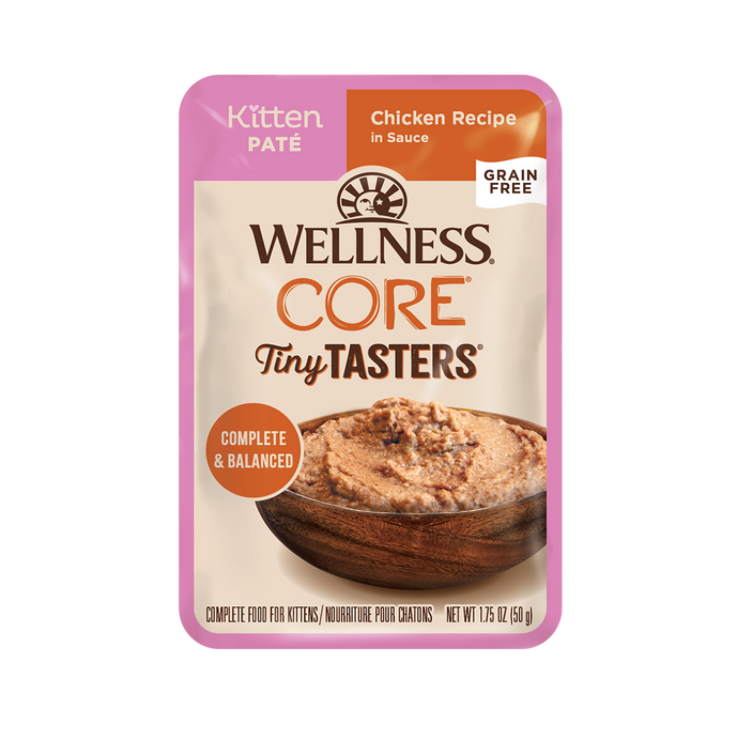 Wellness CORE Tiny Tasters Kitten Chicken Pate 12 Pouches Singapore