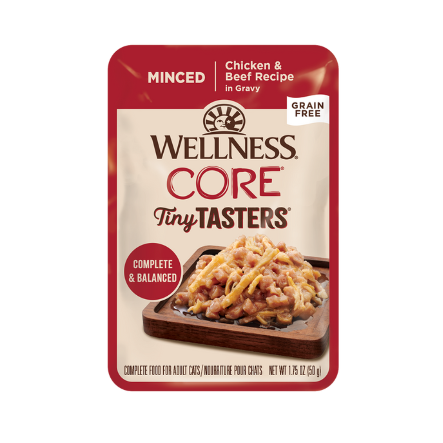 Wellness CORE Tiny Tasters Minced Chicken and Beef 12 Pouches Singapore