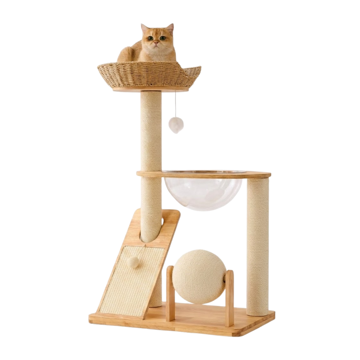 willow cat tower 94cm solid wood in singapore willow cat tower 94cm solid wood in singapore