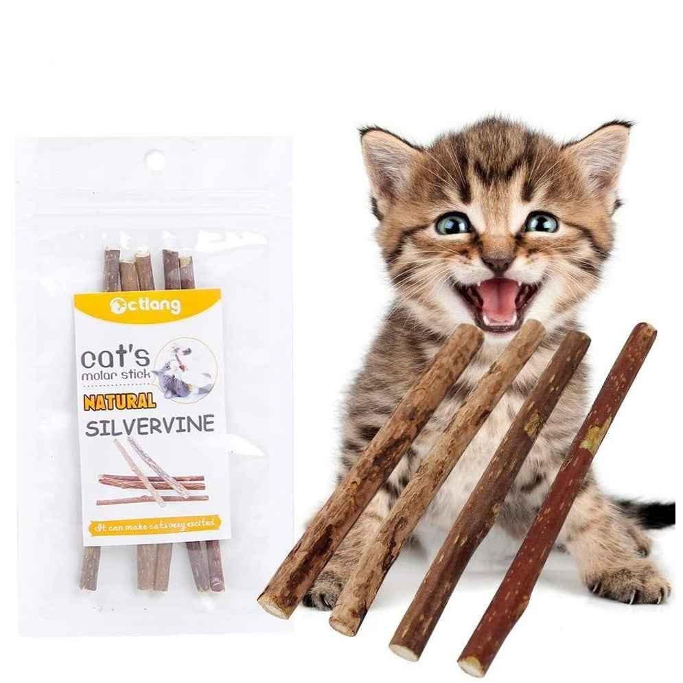 natural silvervine chew sticks matatabi dental treats for cats in singapore