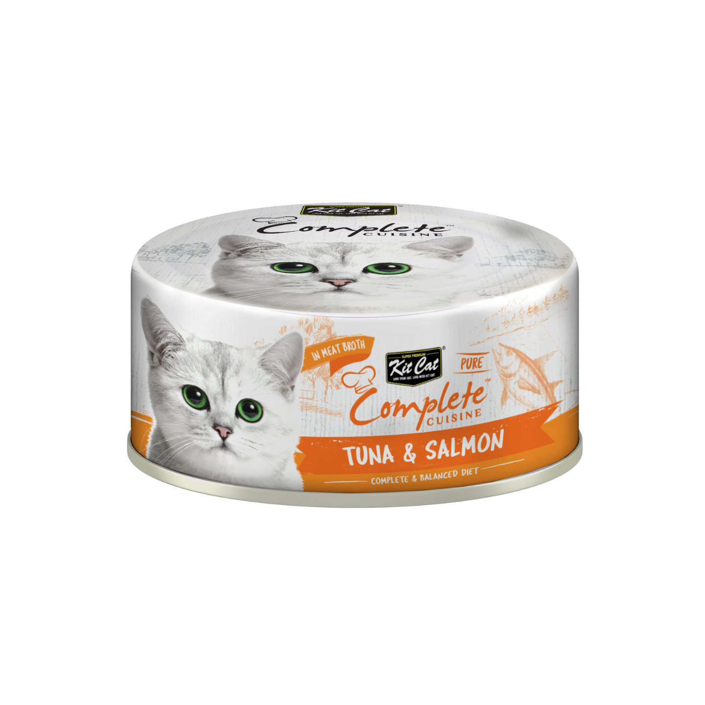kit cat complete cuisine tuna salmon 70g 24pk in singapore