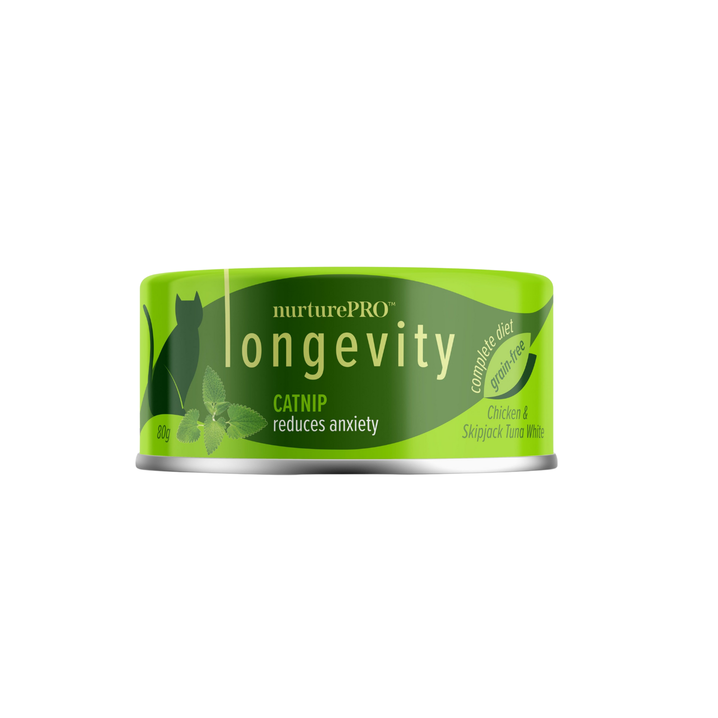 Nurture Pro Longevity Chicken and Skipjack Tuna White Meat With Catnip 24 Cans Singapore