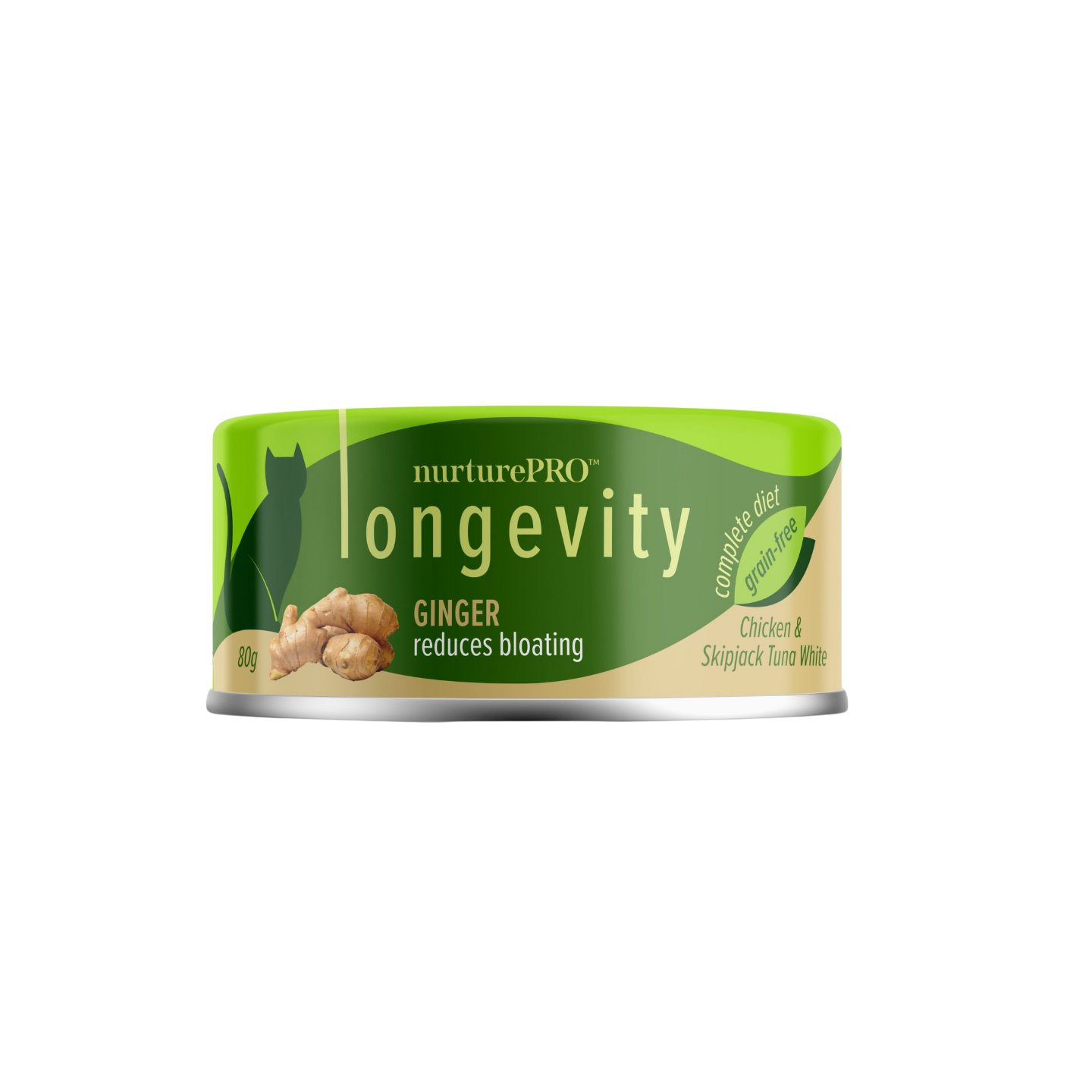 Nurture Pro Longevity Chicken and Skipjack Tuna White Meat With Ginger 24 Cans Singapore