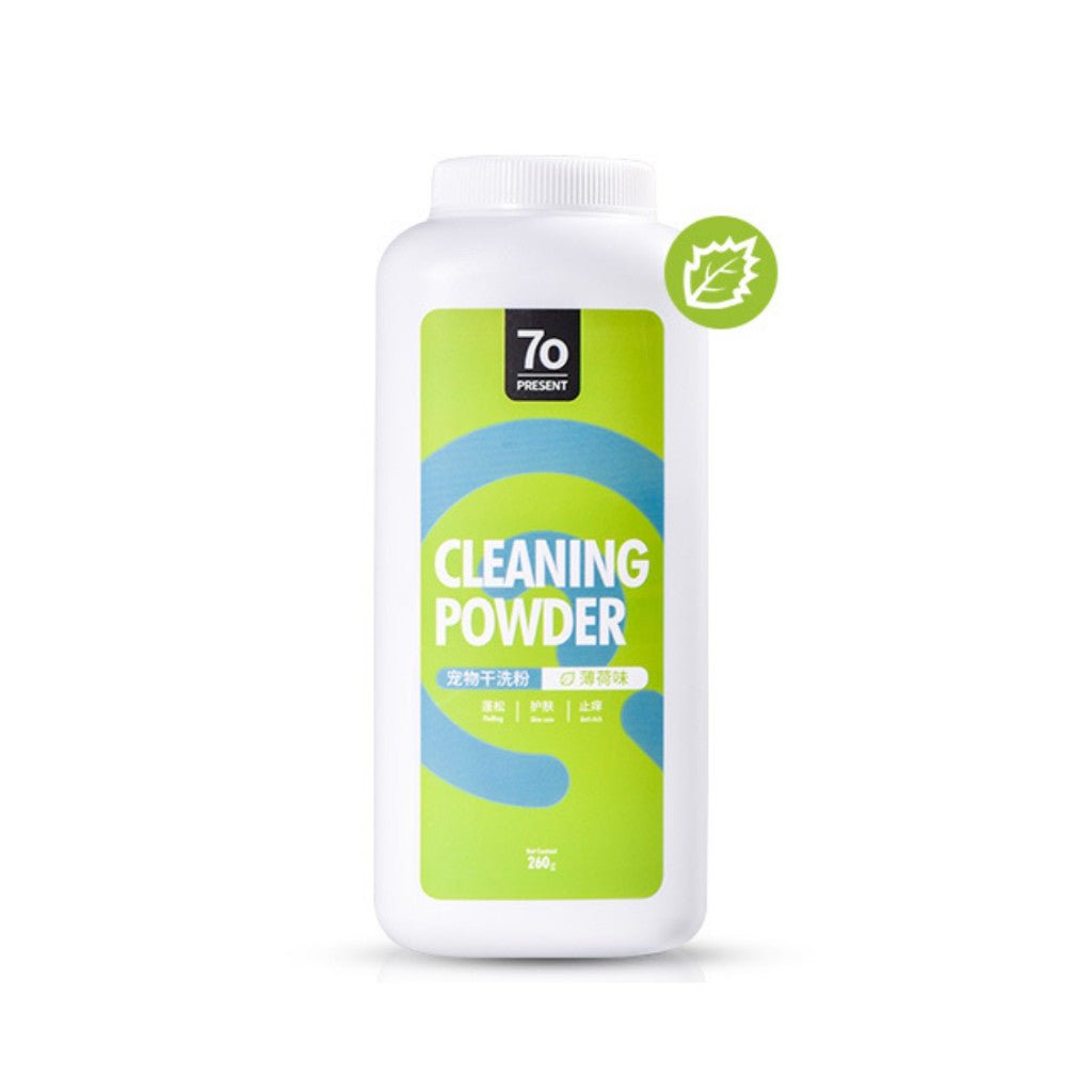 7o pet cleaning powder dry shampoo mint scent 260g in singapore