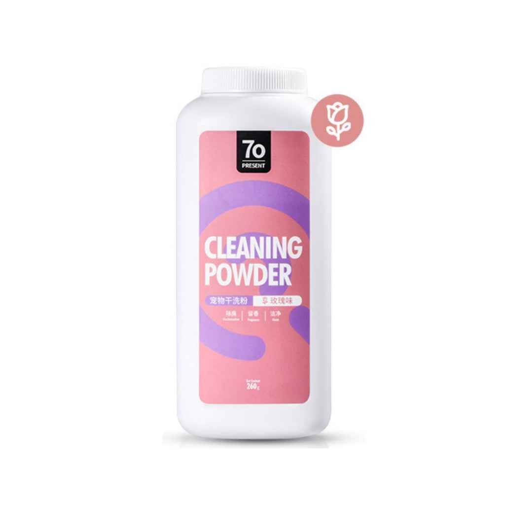 7o pet cleaning powder dry shampoo rose scent 260g in singapore