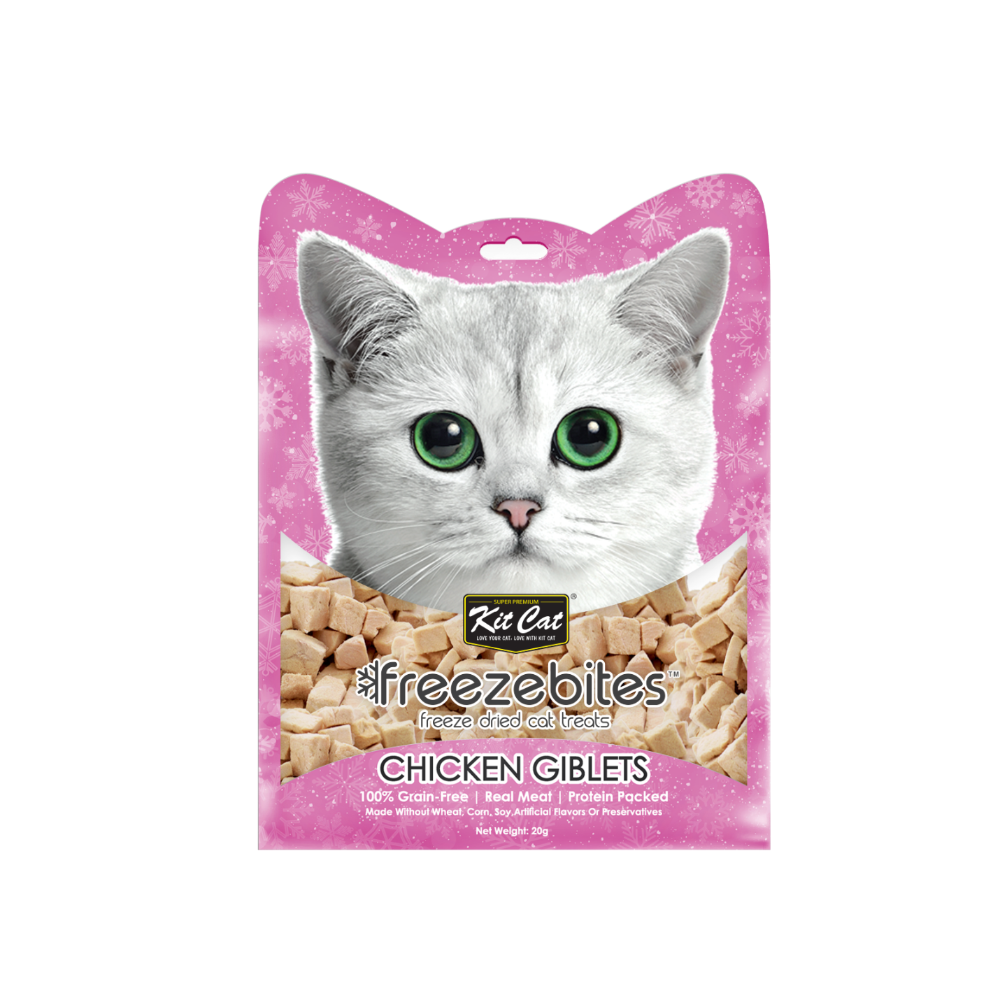 kit cat freeze bites chicken giblets cat treats 20g in singapore
