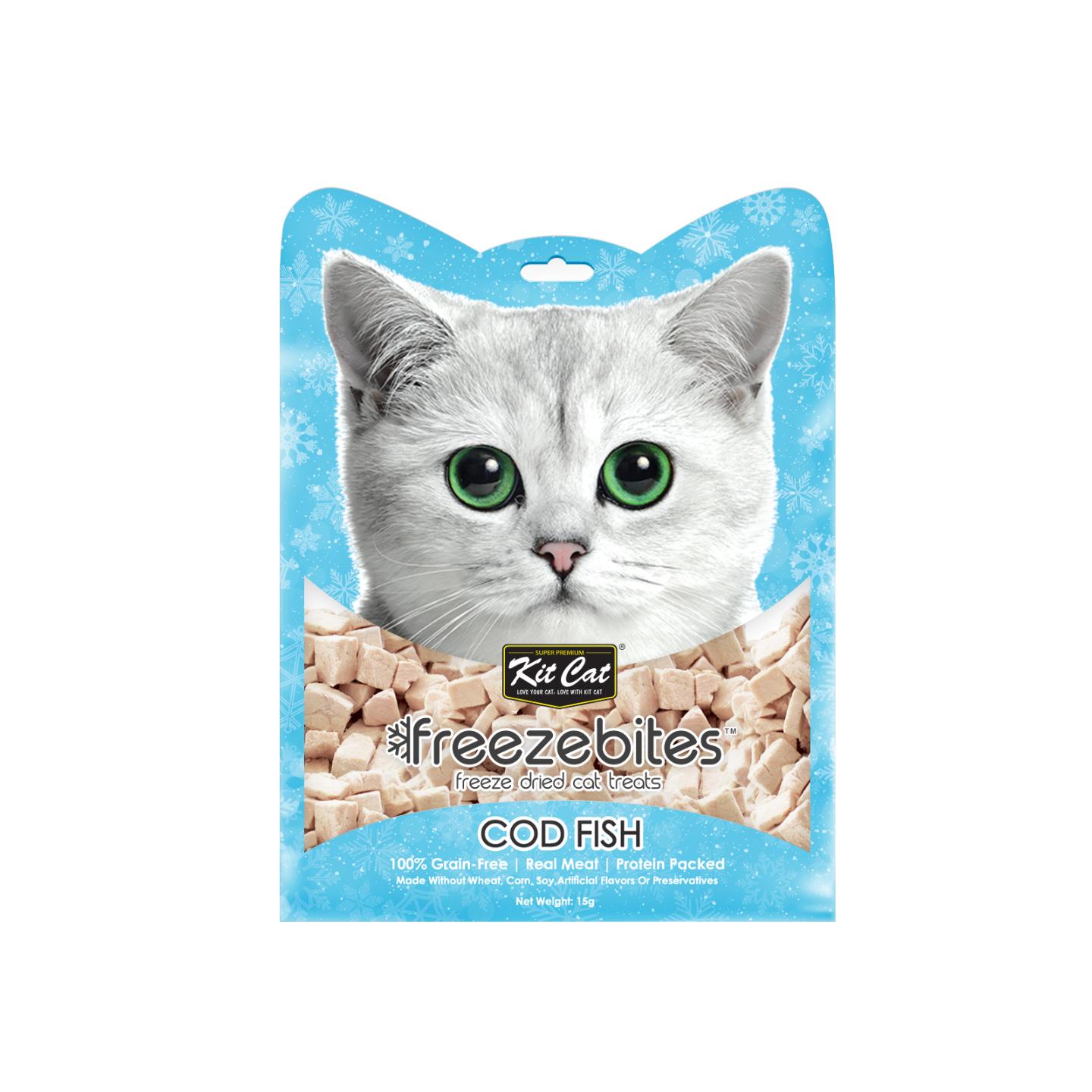 kit cat freeze bites cod fish cat treats 15g in singapore