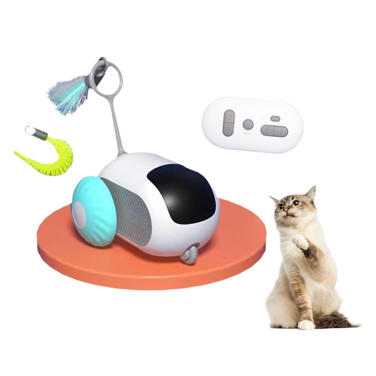 Pet Gravity Interactive Remote Controlled Pet Car Blue Singapore