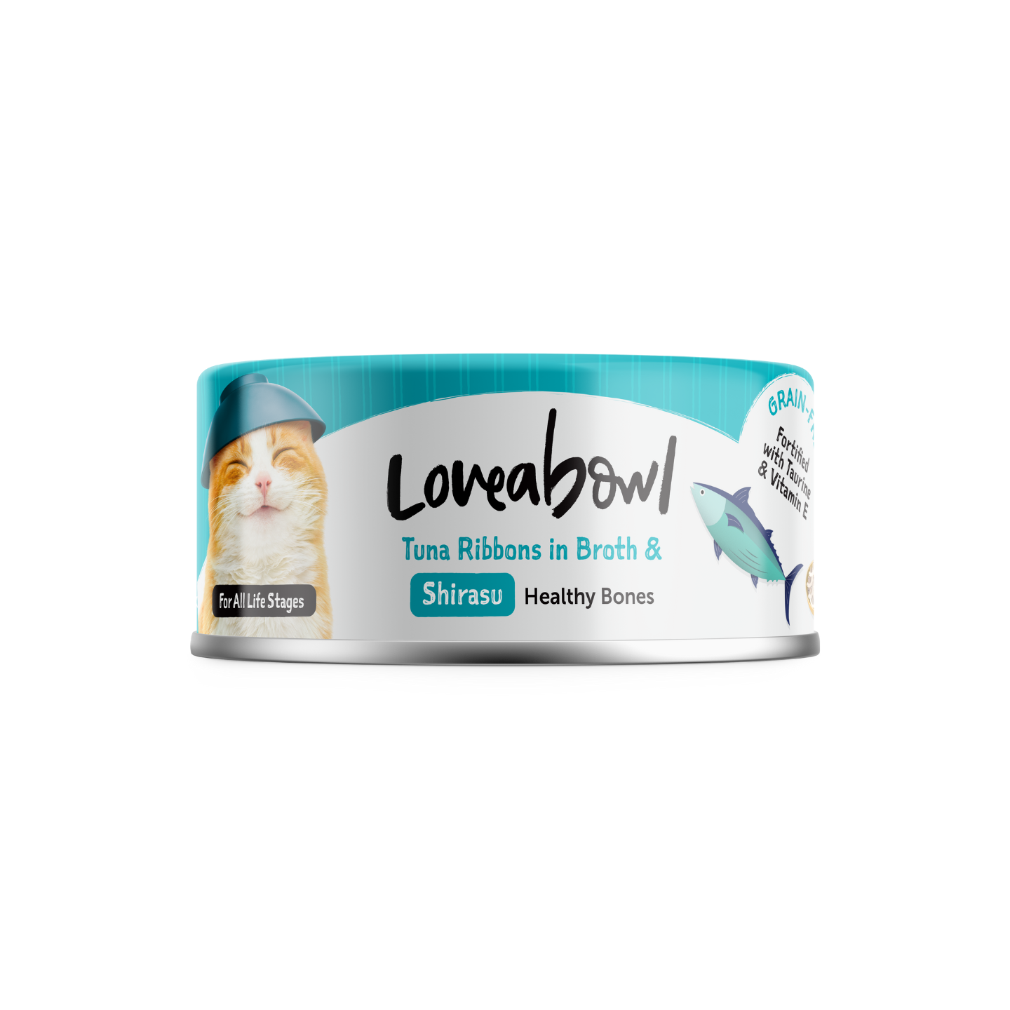 24 Cans Loveabowl Tuna Ribbons In Broth With Salmon 70g Singapore