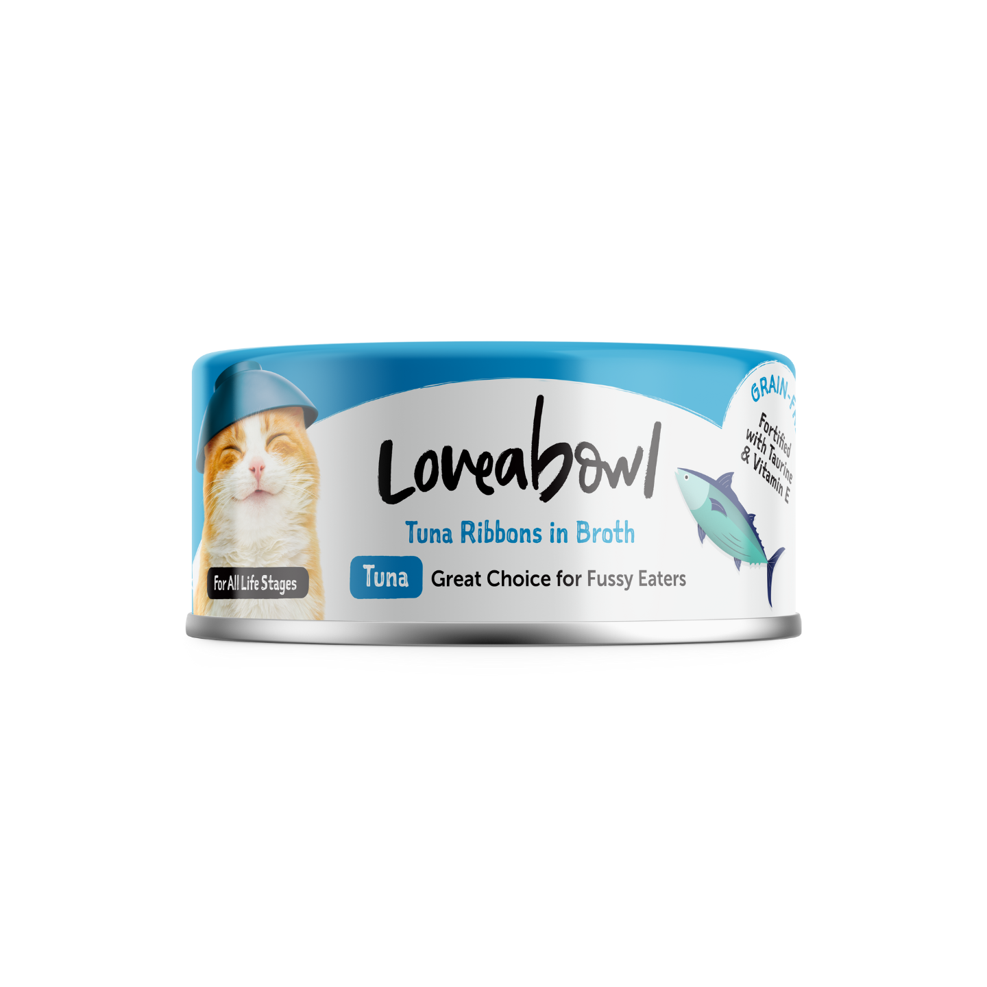 24 Cans Loveabowl Tuna Ribbons In Broth With Shirasu 70g Singapore