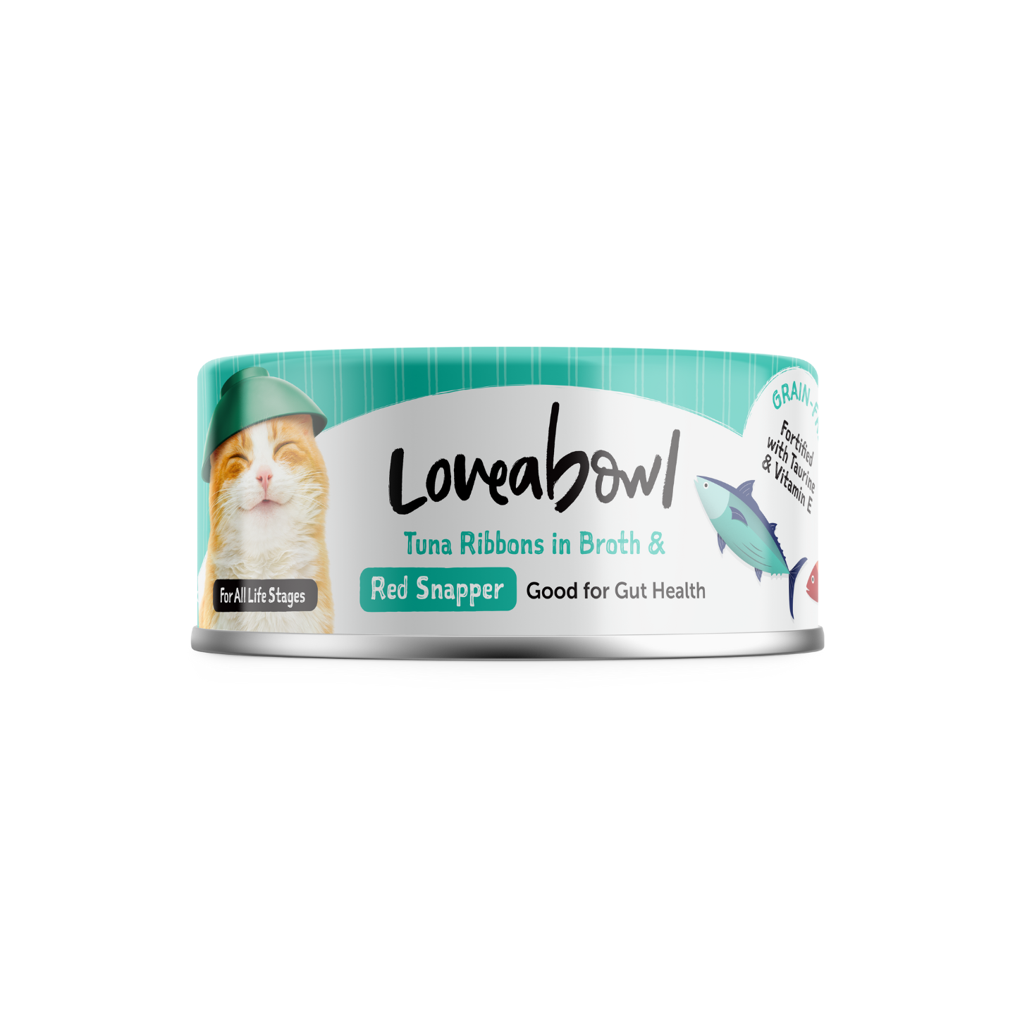 24 Cans Loveabowl Tuna Ribbons In Broth With Red Snapper 70g Singapore