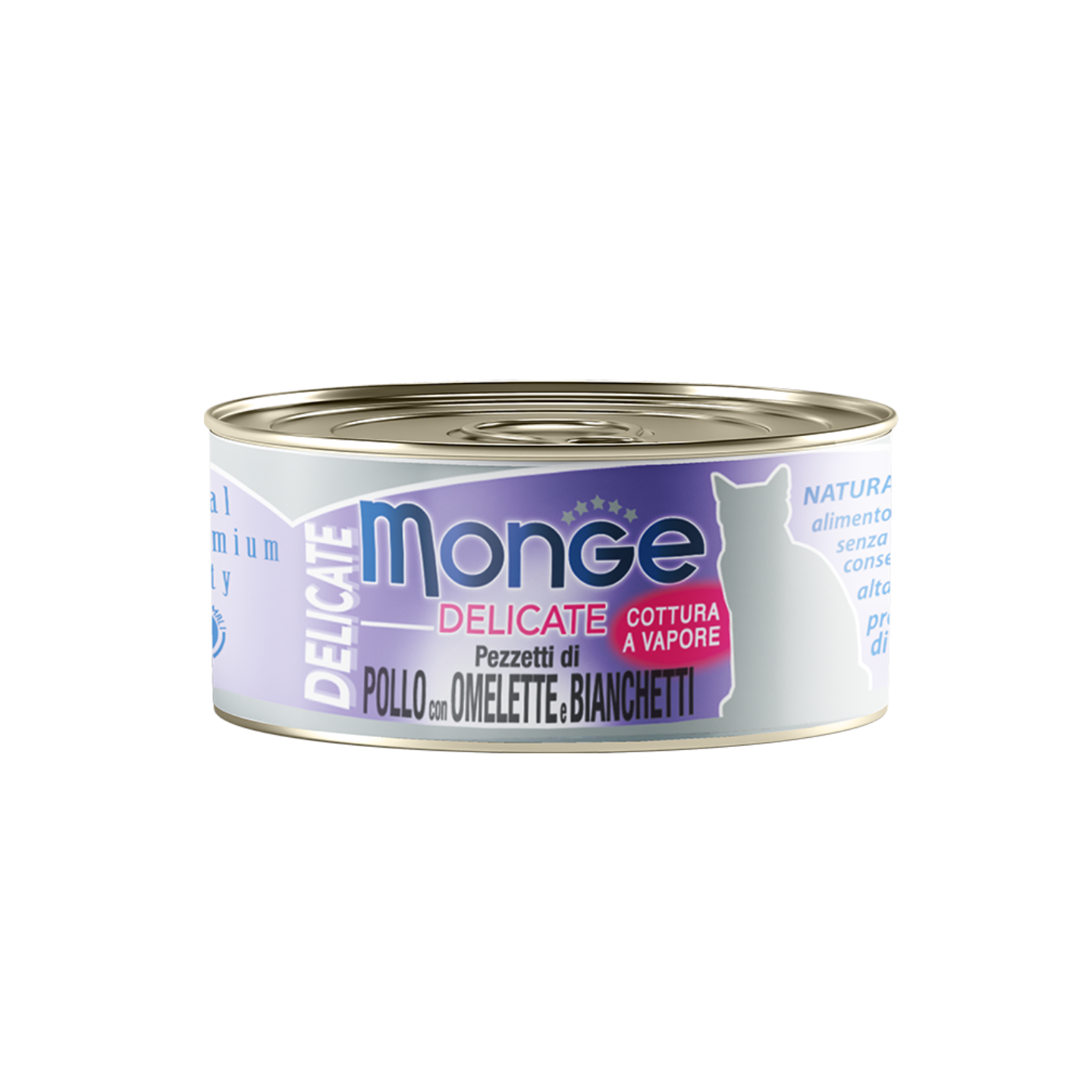 24 Cans Monge Delicate Chicken with Omelette and Whitebait 80g Singapore