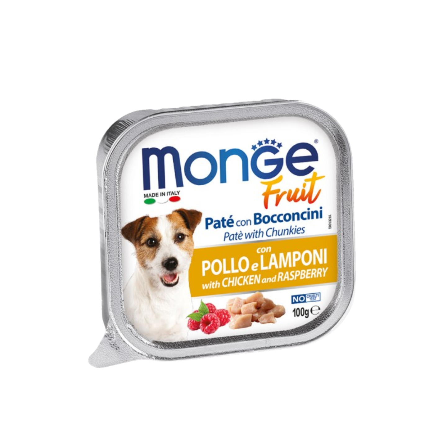16 Pates Monge Fruit Paté and Chunkies with Chicken and Raspberry 100g Singapore
