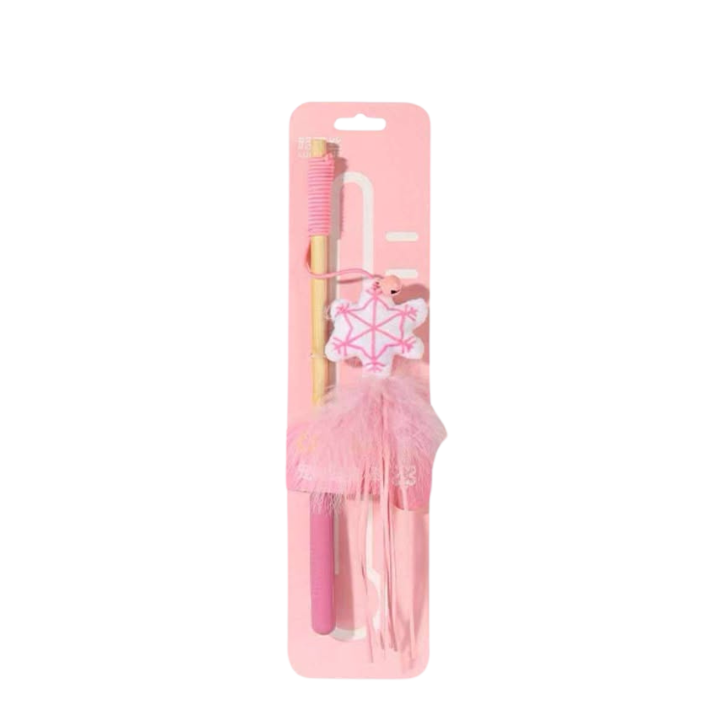 Luuks Up Colorful Cat Teaser Wand Pink Weather 30cm Singapore