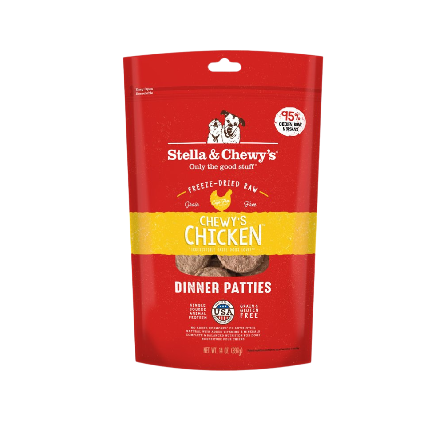 Stella & Chewy’s Dog Freeze-Dried Dinner Patties Chewy’s Chicken 14oz in Singapore