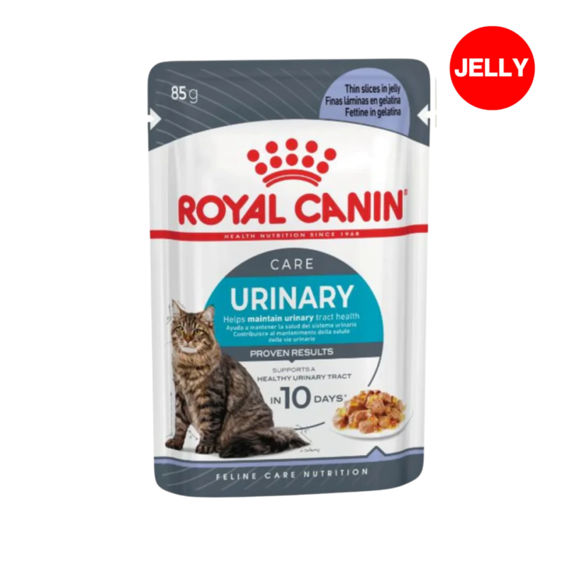 [12 Pouches] Royal Canin Urinary Care in Jelly Pouch Cat Wet Food 85g