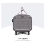 Pet Trolley Foldable Rolling Carrier & Travel Bag for Dogs & Cats - Image 8